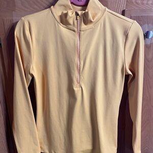 Yellow Quarter-Zip Pullover